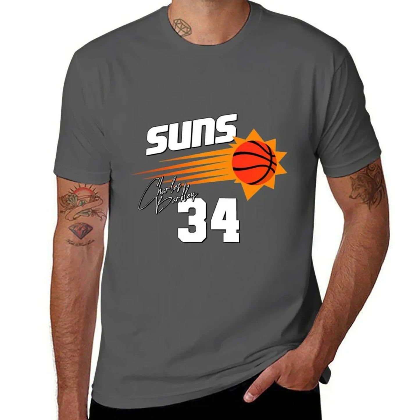 Charles Barkley T-Shirt t shirt man luxury t shirt man casual T-Shirt