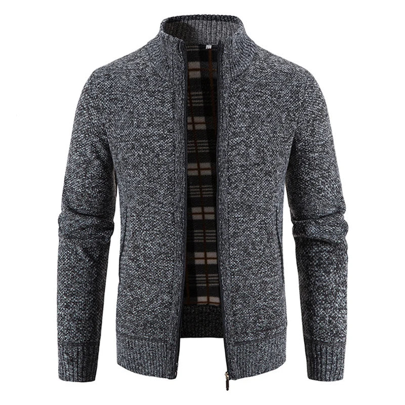 Men's Streetwear Casual Knit Men Clothing Sweater Warm Solid Color Spring Pullovers Autumn Fashion Hombre Male Sweat-shirt
