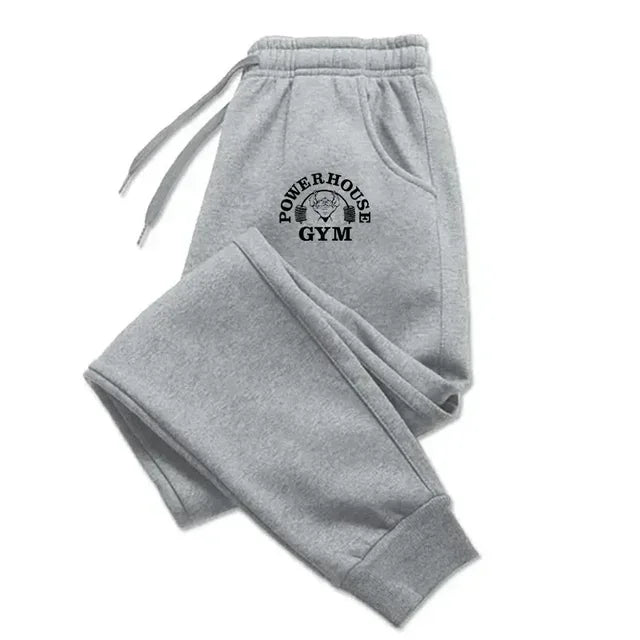 GYM Powerhouse Men's Printed Casual Sports Pants for Running, Exercise & Jogging