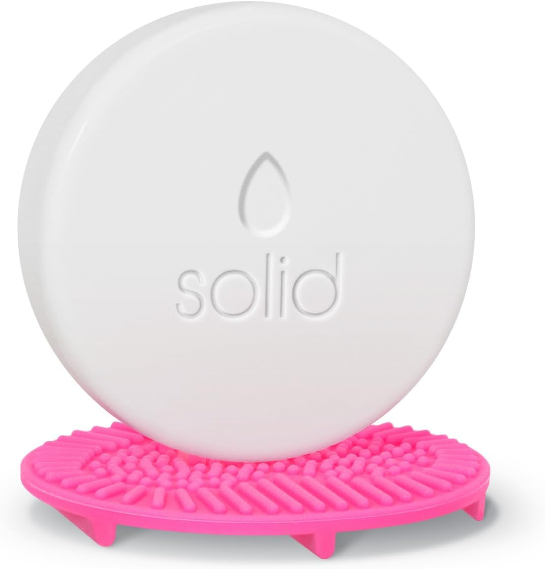 ® | Blendercleanser® Solid Lavender Makeup Sponge & Brush Cleanser + Silicone Scrub Mat, Cleansing Tool & Scented Makeup Sponge Cleaner, Vegan, Cruelty Free, Made in the USA, 1 Oz