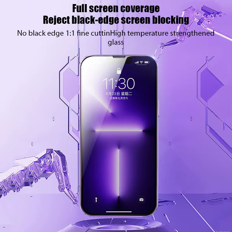 2PCS Privacy Glass for Iphone 17 16 15 14 13 12 Pro Max Anti-Spy Screen Protector for Iphone Air 13 12 Mini XR X/XS 16 15 Plus