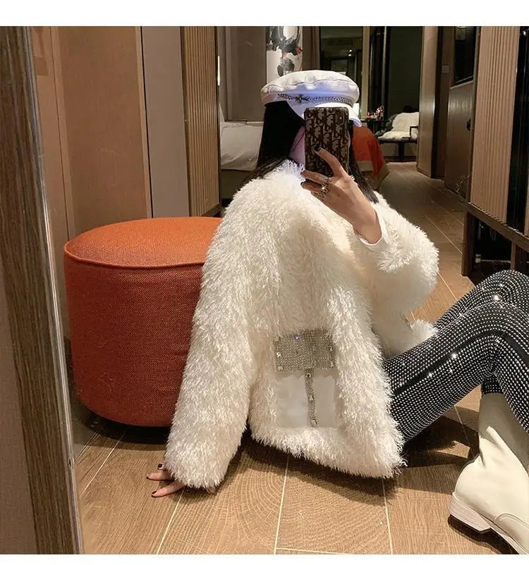 European 2024 Spring Woman Pants New Hot Rhinestone Trousers Fashion Pants Women Harajuku Slim Sweatpants Women Mujer Pantalones