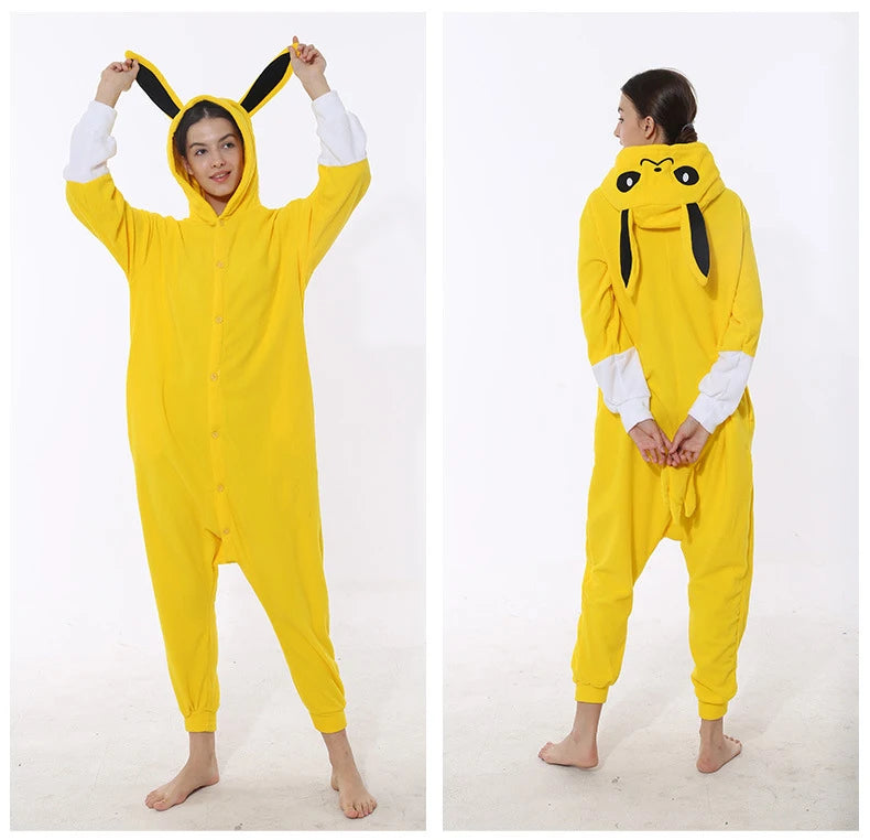 Anime Kigurumis Women Pajamas Onesie Homewear Adult Pajama Suit Jumpsuit Cute Overalls Party Outfit Sleep wear