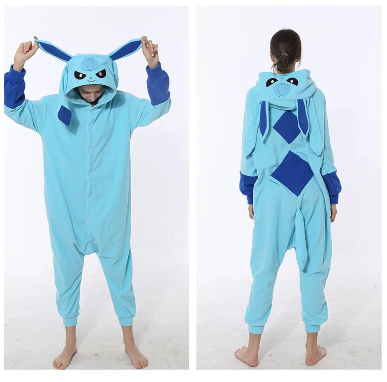 Anime Kigurumis Women Pajamas Onesie Homewear Adult Pajama Suit Jumpsuit Cute Overalls Party Outfit Sleep wear