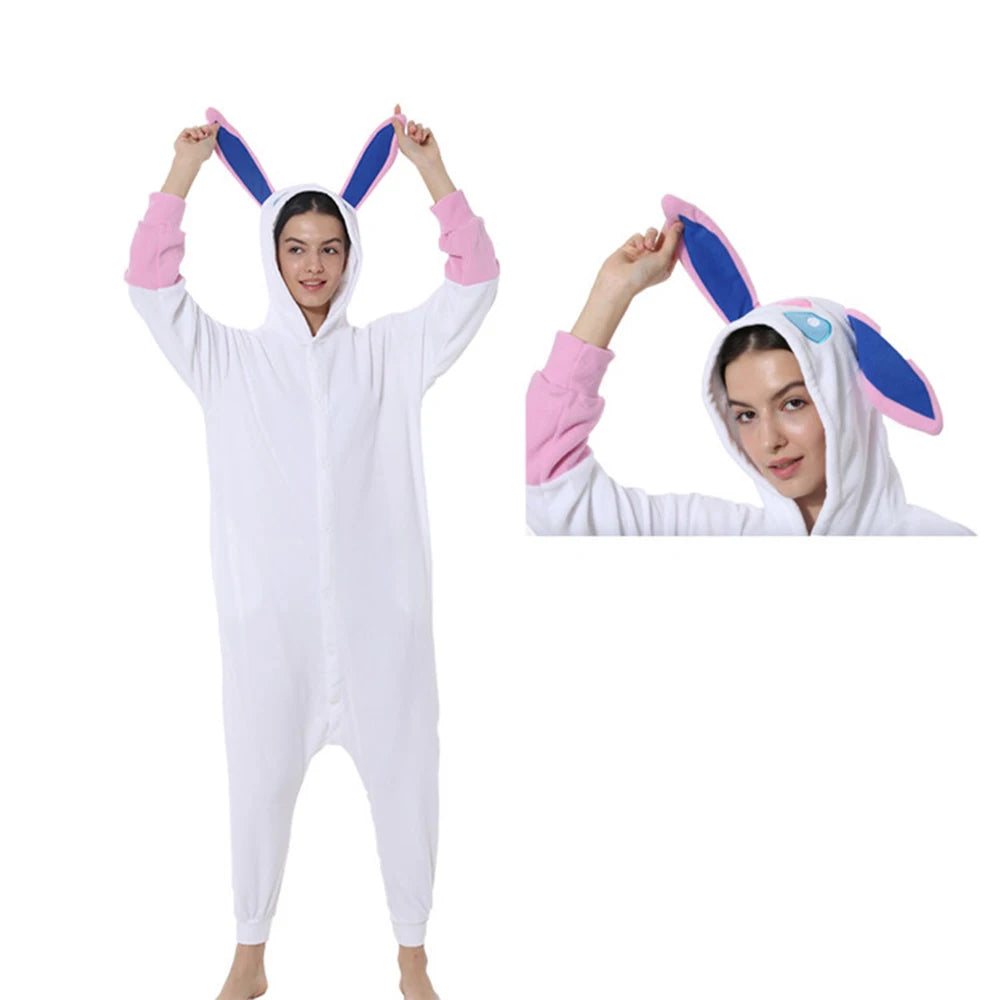 Anime Kigurumis Women Pajamas Onesie Homewear Adult Pajama Suit Jumpsuit Cute Overalls Party Outfit Sleep wear