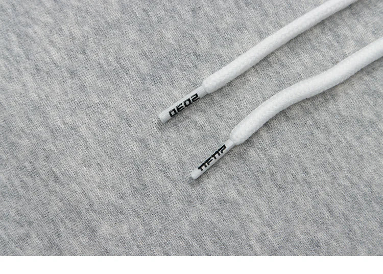 Hip Hop Hoodie Streetwear Sweatshirt 2025 Men Bear Letter Print Harajuku Hoodie Autumn Cotton Fleece Hooded Pullover Sweat Shirt