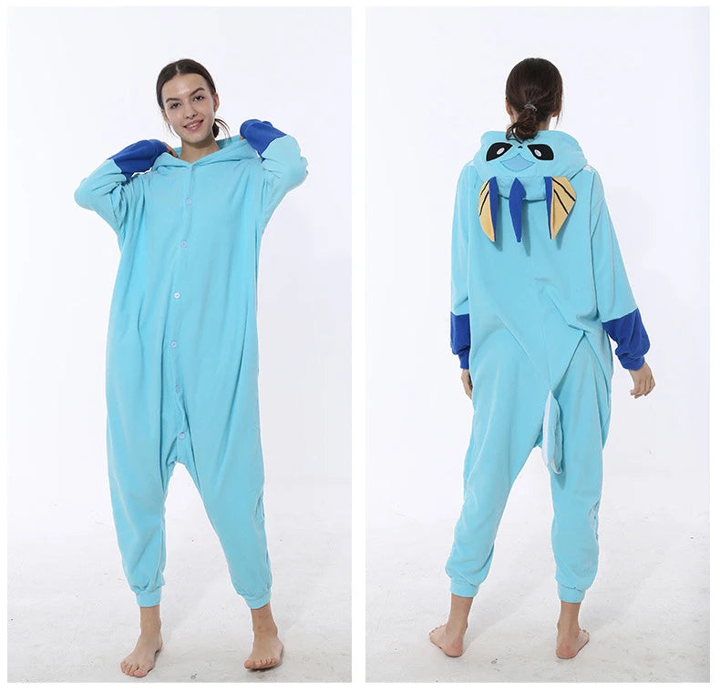 Anime Kigurumis Women Pajamas Onesie Homewear Adult Pajama Suit Jumpsuit Cute Overalls Party Outfit Sleep wear