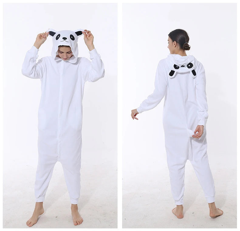 Anime Kigurumis Women Pajamas Onesie Homewear Adult Pajama Suit Jumpsuit Cute Overalls Party Outfit Sleep wear
