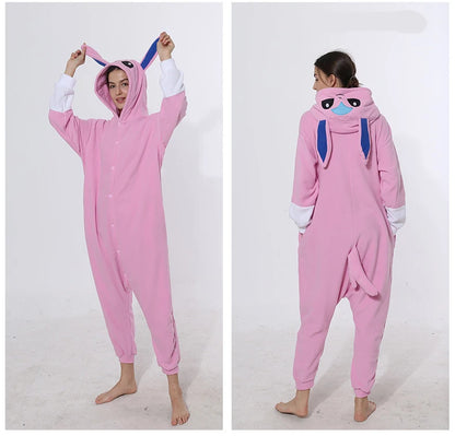 Anime Kigurumis Women Pajamas Onesie Homewear Adult Pajama Suit Jumpsuit Cute Overalls Party Outfit Sleep wear