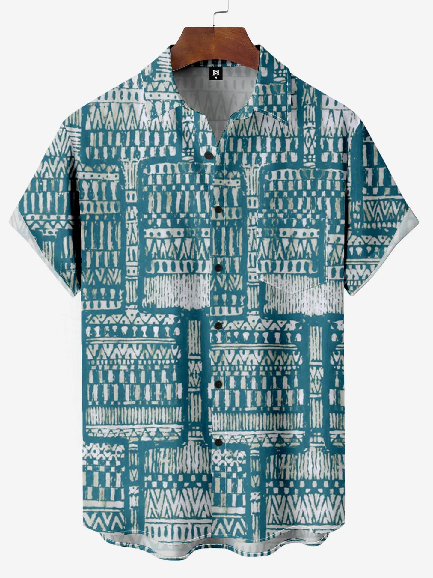 Men's Shirt Short Sleeve Hawaiian Casual Printed Button Shirt Summer Beach Shirt Camping Shirt Short Sleeve Men's Formal Shirt