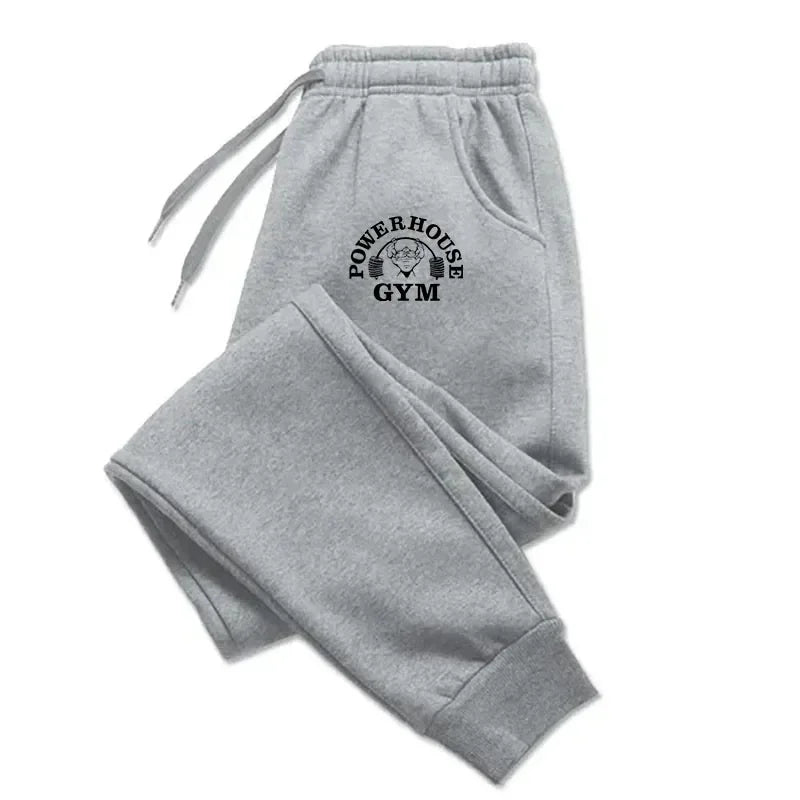 GYM Powerhouse Men's Printed Casual Sports Pants for Running, Exercise & Jogging