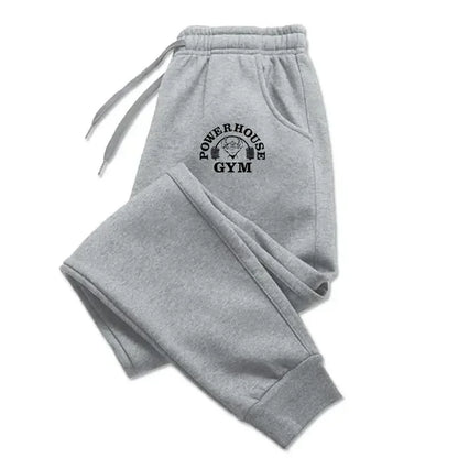 GYM Powerhouse Men's Printed Casual Sports Pants for Running, Exercise & Jogging