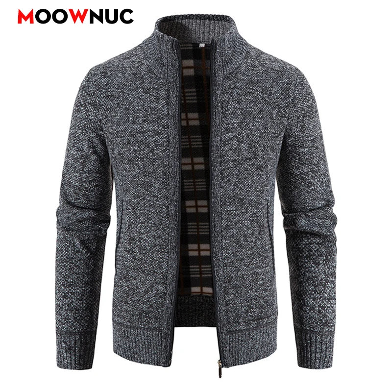 Men's Streetwear Casual Knit Men Clothing Sweater Warm Solid Color Spring Pullovers Autumn Fashion Hombre Male Sweat-shirt