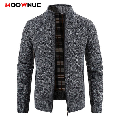 Men's Streetwear Casual Knit Men Clothing Sweater Warm Solid Color Spring Pullovers Autumn Fashion Hombre Male Sweat-shirt