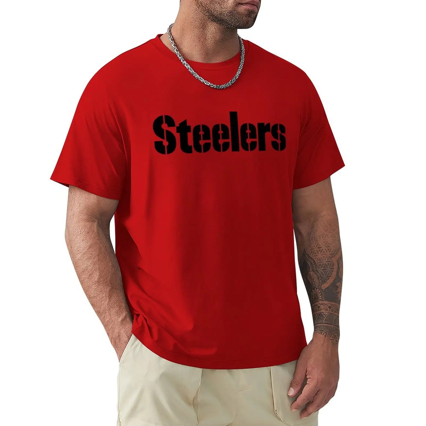 Steelers T-Shirt sweat shirt plus size tops t shirt for men