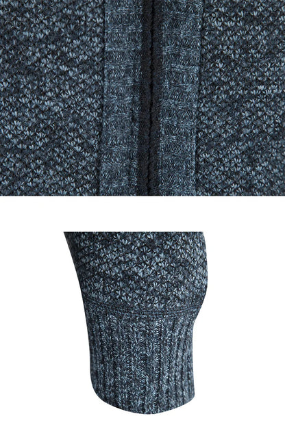 Men's Streetwear Casual Knit Men Clothing Sweater Warm Solid Color Spring Pullovers Autumn Fashion Hombre Male Sweat-shirt