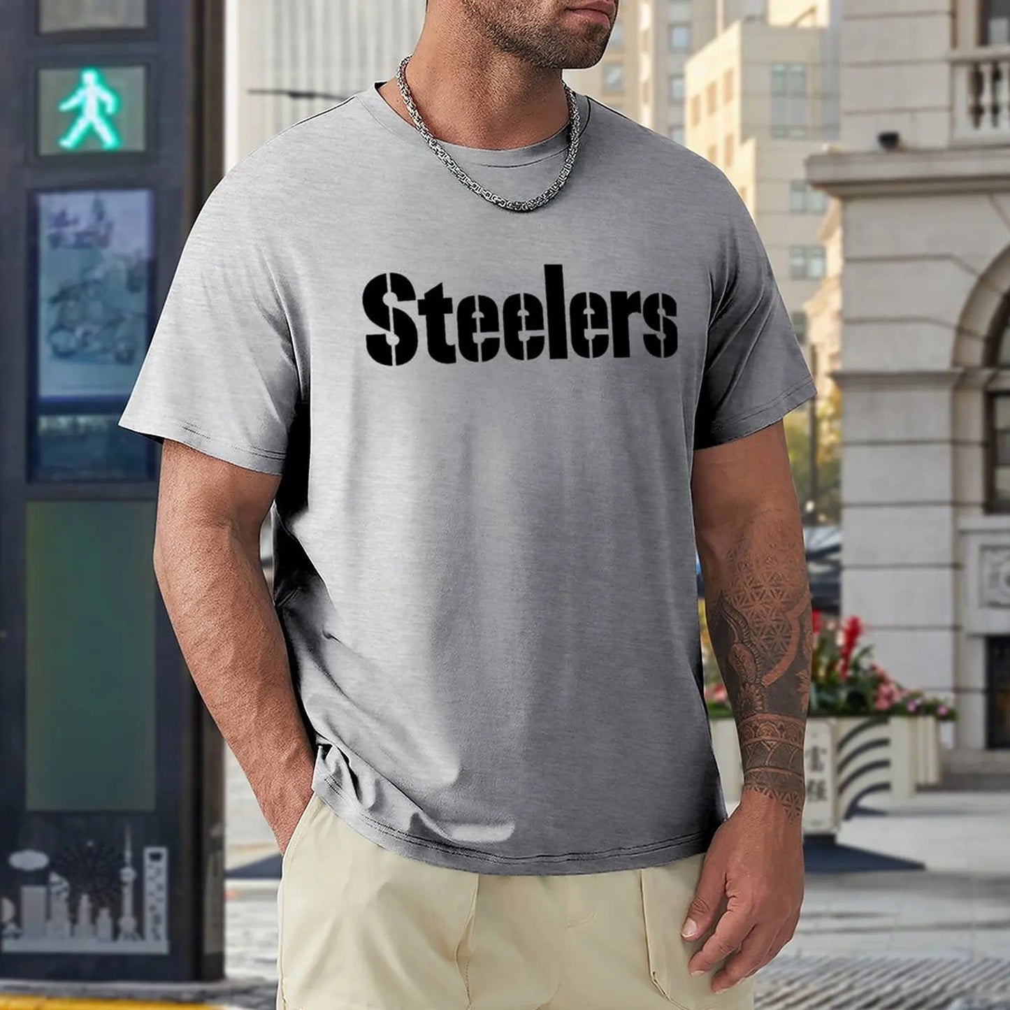 Steelers T-Shirt sweat shirt plus size tops t shirt for men
