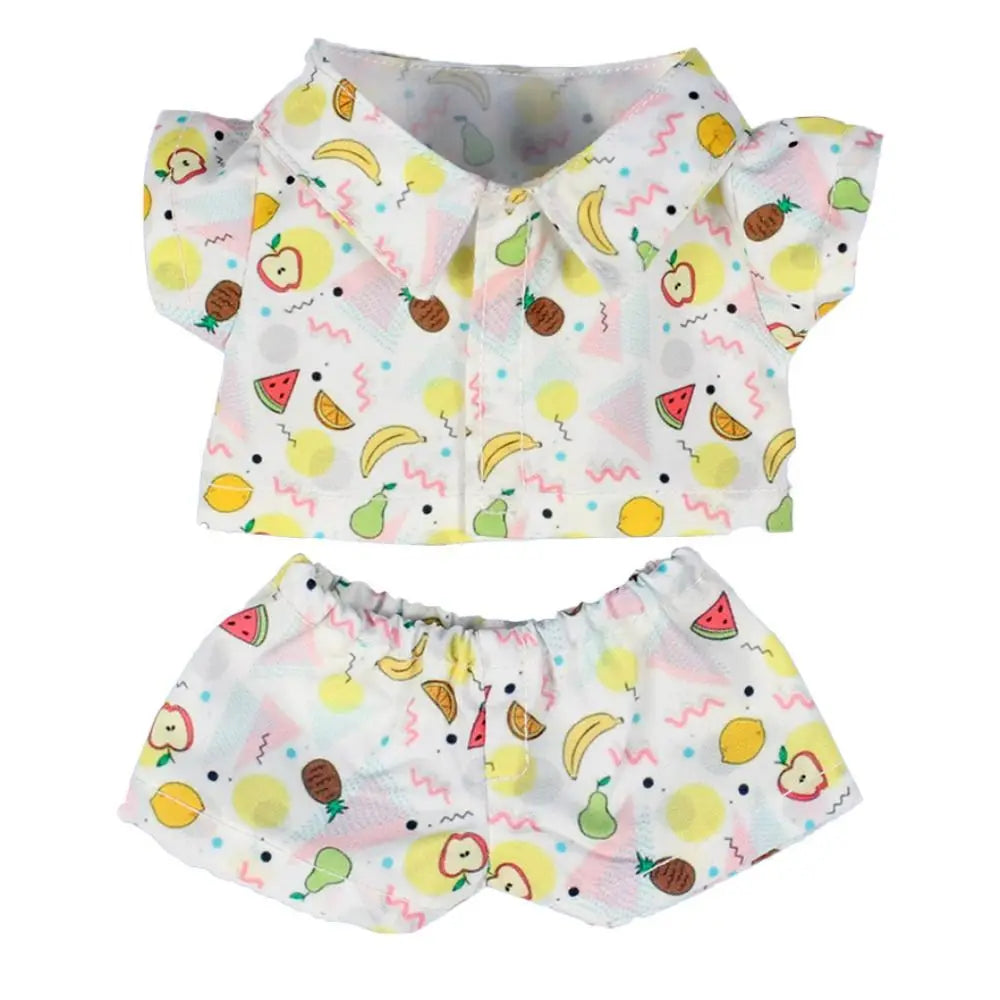 Mini Sleep Wear Doll Fruit Beach Pajamas Toy Accessories Multi Color 20cm Cotton Doll Clothes Overall Clothes Mini