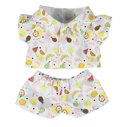 Mini Sleep Wear Doll Fruit Beach Pajamas Toy Accessories Multi Color 20cm Cotton Doll Clothes Overall Clothes Mini