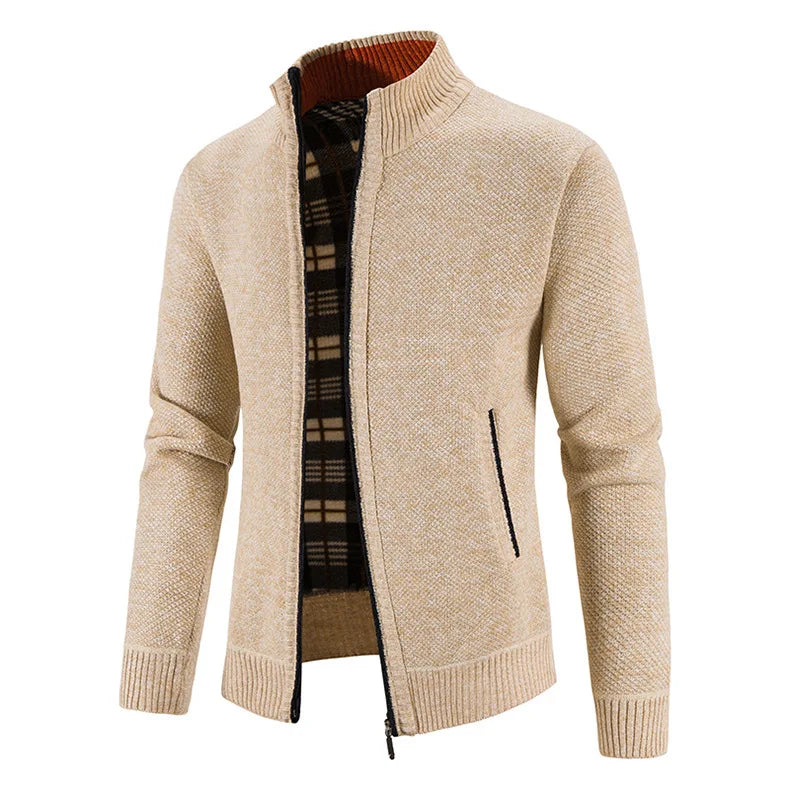 Men's Streetwear Casual Knit Men Clothing Sweater Warm Solid Color Spring Pullovers Autumn Fashion Hombre Male Sweat-shirt