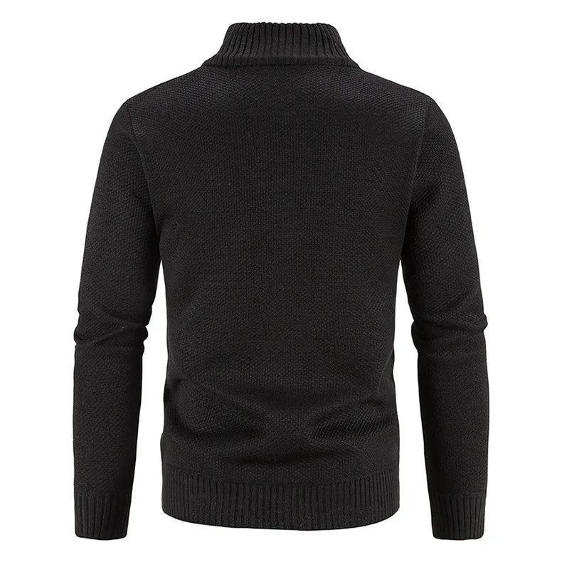 Men's Streetwear Casual Knit Men Clothing Sweater Warm Solid Color Spring Pullovers Autumn Fashion Hombre Male Sweat-shirt