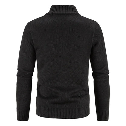 Men's Streetwear Casual Knit Men Clothing Sweater Warm Solid Color Spring Pullovers Autumn Fashion Hombre Male Sweat-shirt