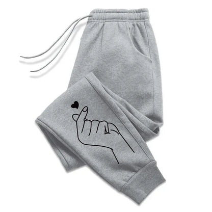 Versatile Womens Sweatpants Printing Casual Trousers Daily Outdoors Gym Sports Jogging Pants Office Street Woman Pants Simple