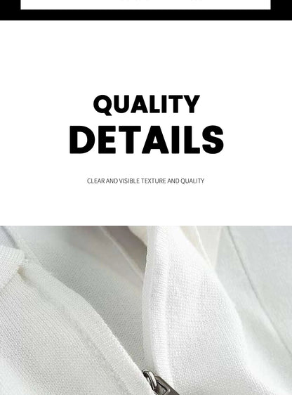CHCH Men's Polo Shirt Summer Ribbed Knitted Breathable Cool Texture Polo Shirt