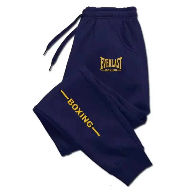 Autumn Everlast printed jogging pants men's sports pants men's sports pants men's brushed sports pants gym women's winter pants