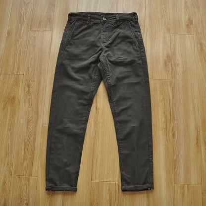 New Mens New Cargo Pants American Retro Heavy-duty Workwear Pants Man Wear-resistant Loose Straight Leg Pants Casual Trousers