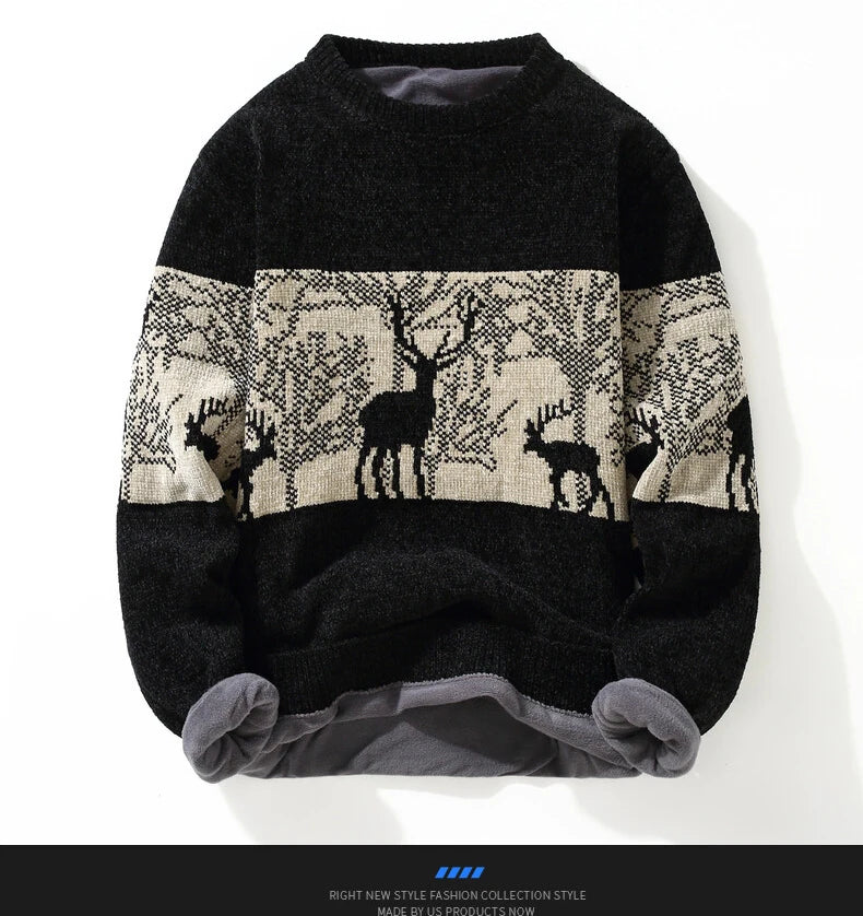 Men's Clothing Male Spring Pullovers Autumn Sweater For Men Men's Sweat-shirt Casual Streetwear Knit Fashion Hombre Warm Solid