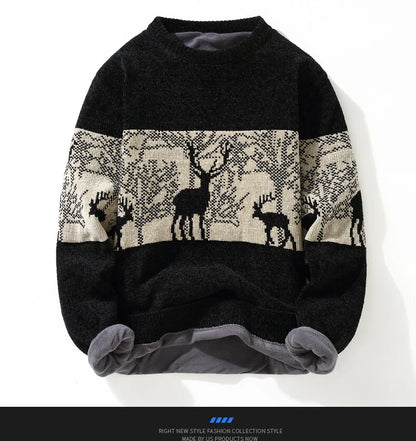 Men's Clothing Male Spring Pullovers Autumn Sweater For Men Men's Sweat-shirt Casual Streetwear Knit Fashion Hombre Warm Solid