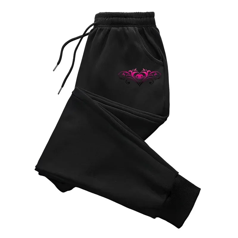 Quality Womens Sweatpants Fashion Printing Casual Street Pants Outdoors Jogging Sports Trousers Daily Office Home Woman Pants