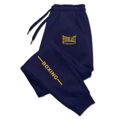 Autumn Everlast printed jogging pants men's sports pants men's sports pants men's brushed sports pants gym women's winter pants