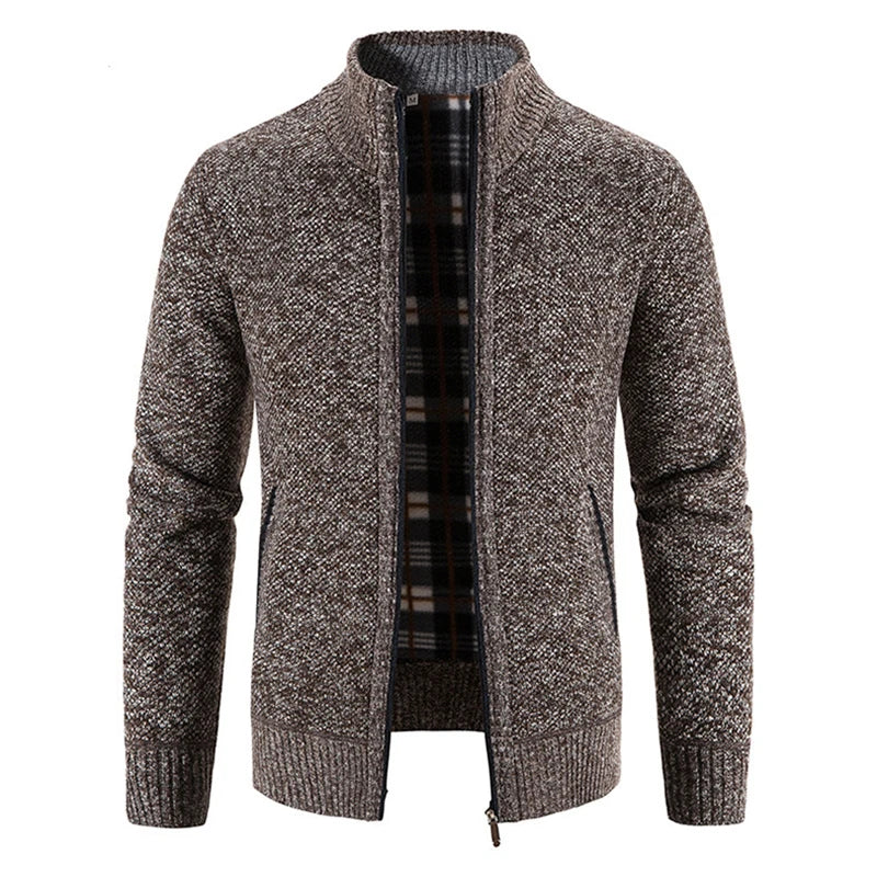 Men's Streetwear Casual Knit Men Clothing Sweater Warm Solid Color Spring Pullovers Autumn Fashion Hombre Male Sweat-shirt