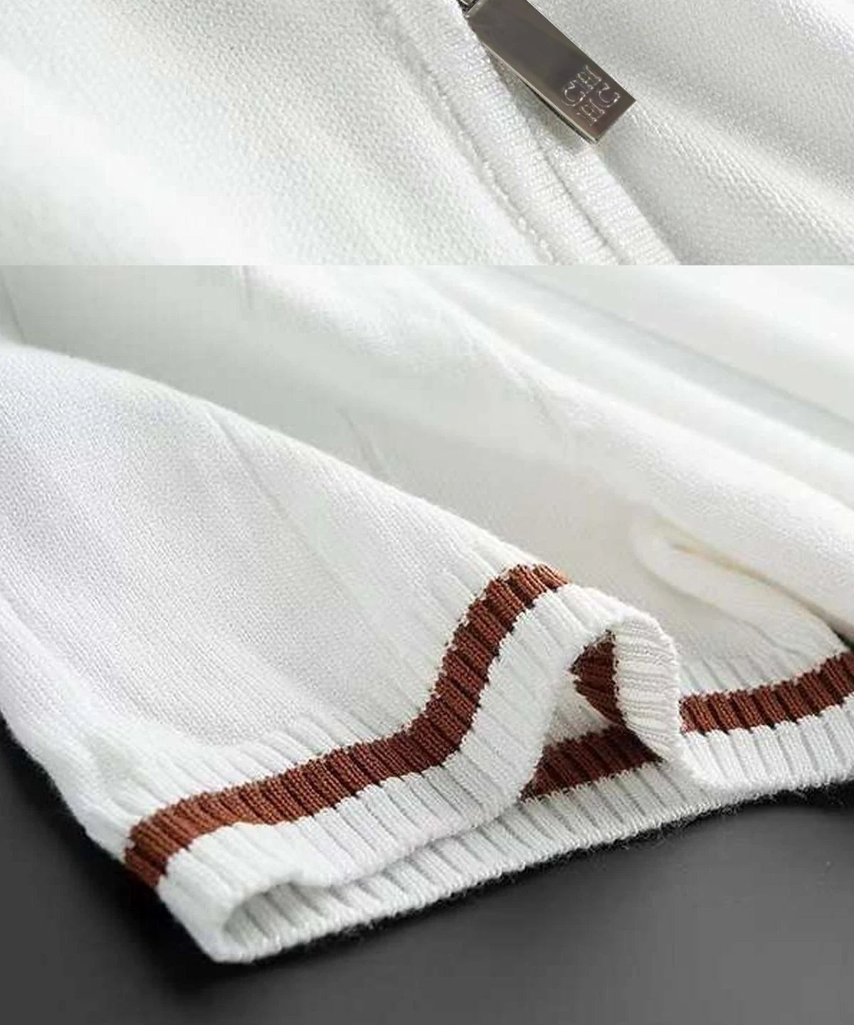 CHCH Men's Polo Shirt Summer Ribbed Knitted Breathable Cool Texture Polo Shirt