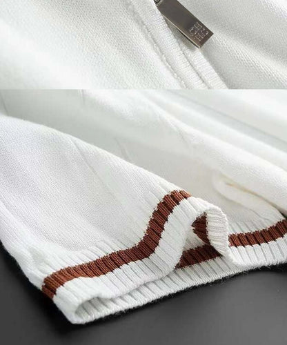 CHCH Men's Polo Shirt Summer Ribbed Knitted Breathable Cool Texture Polo Shirt