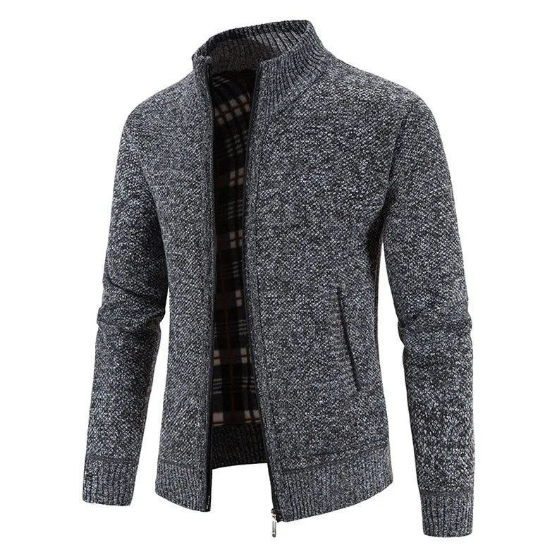 Men's Streetwear Casual Knit Men Clothing Sweater Warm Solid Color Spring Pullovers Autumn Fashion Hombre Male Sweat-shirt
