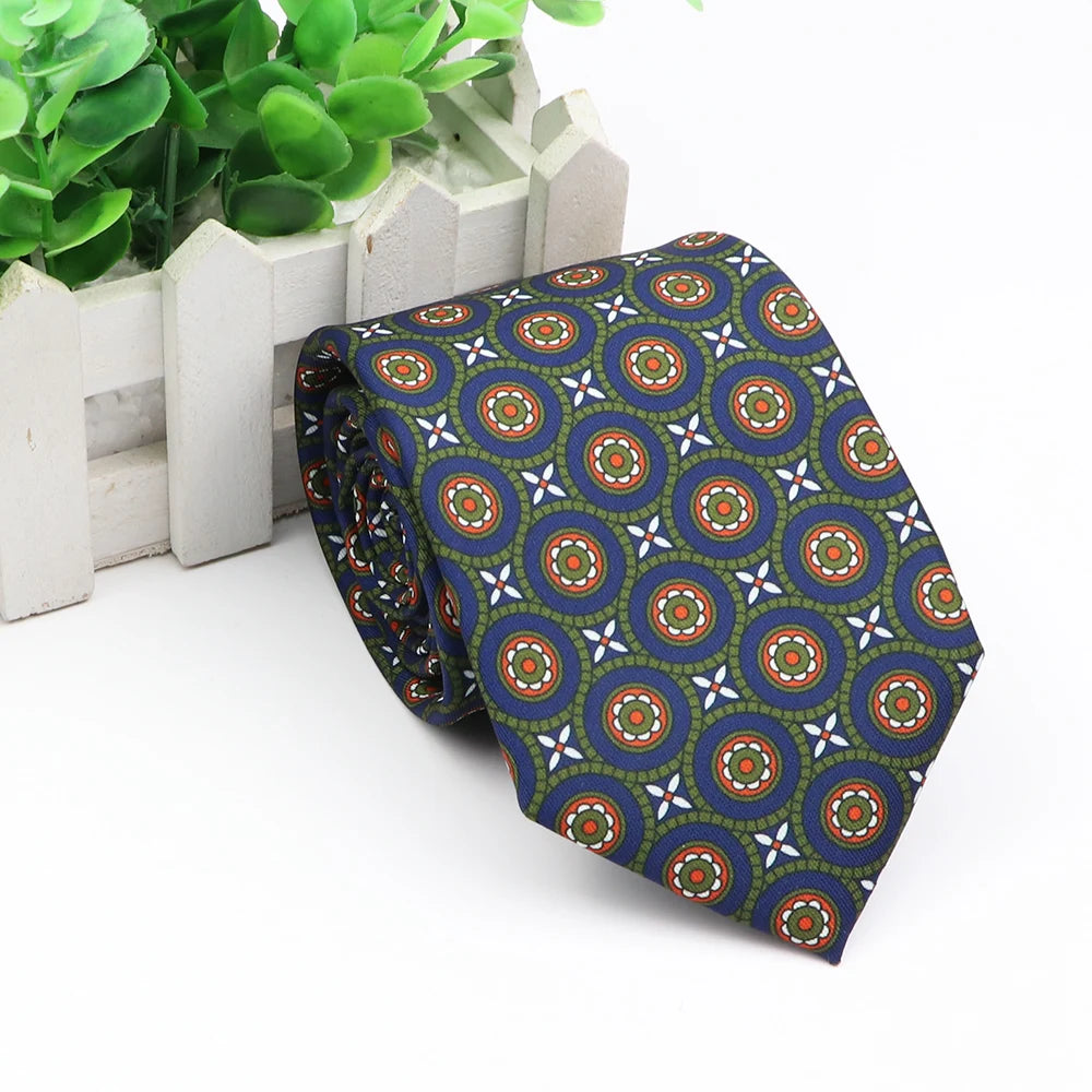 New Fashion Mens Tie Formal Striped Floral Designer Jacquard Wedding Necktie Soft Classic Neckwear Official Gravata For Man Wear