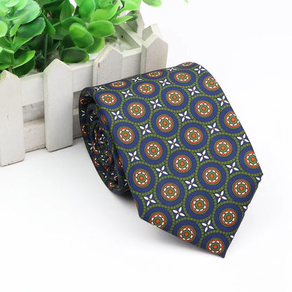 New Fashion Mens Tie Formal Striped Floral Designer Jacquard Wedding Necktie Soft Classic Neckwear Official Gravata For Man Wear