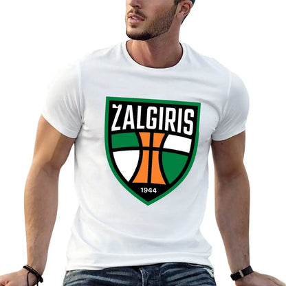 Zalgiris, basketball club T-Shirt t shirt man cotton cotton t shirt pack T-Shirt