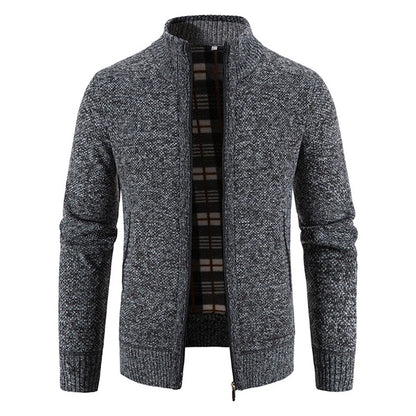 Men's Streetwear Casual Knit Men Clothing Sweater Warm Solid Color Spring Pullovers Autumn Fashion Hombre Male Sweat-shirt