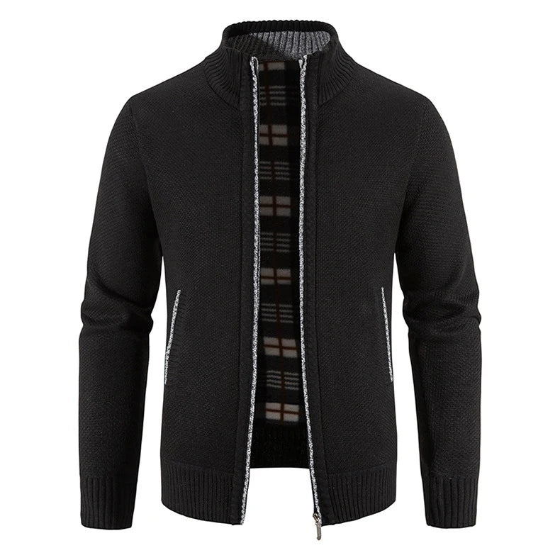 Men's Streetwear Casual Knit Men Clothing Sweater Warm Solid Color Spring Pullovers Autumn Fashion Hombre Male Sweat-shirt