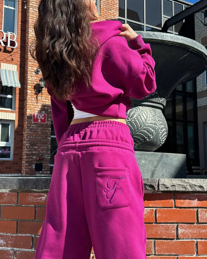 Unisex Fashion Pants Fake Two Piece Pants 2025 Spring Double Waist Pants Loose Drawstring Pants Embroidered Waist Pants