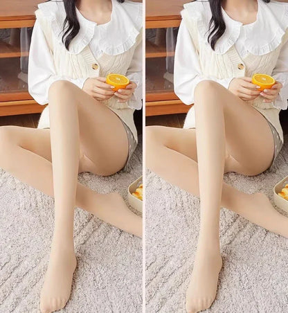 Winter Thermal Thicken Leggings Super Thick High Stretch Lambwool Leggings Fleece Lined Tights Sexy Skinny Fitness Woman Pants