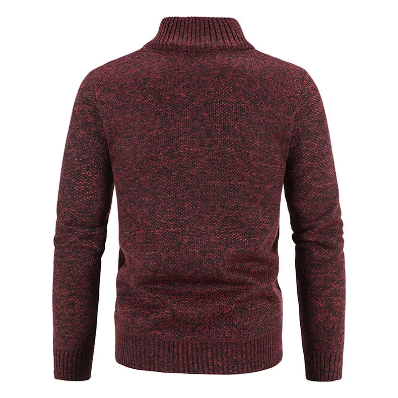 Men's Streetwear Casual Knit Men Clothing Sweater Warm Solid Color Spring Pullovers Autumn Fashion Hombre Male Sweat-shirt