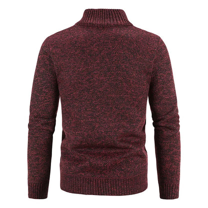 Men's Streetwear Casual Knit Men Clothing Sweater Warm Solid Color Spring Pullovers Autumn Fashion Hombre Male Sweat-shirt