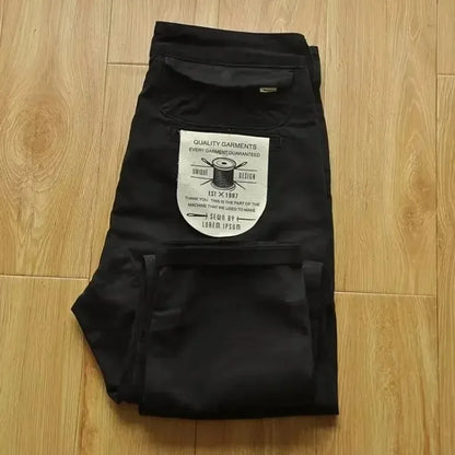 New Mens New Cargo Pants American Retro Heavy-duty Workwear Pants Man Wear-resistant Loose Straight Leg Pants Casual Trousers
