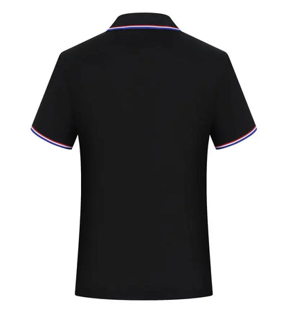 Summer Polo Shirt With Custom Print Embroidery Logo Mens Short Sleeve Casual Cotton Polo Shirt Business Spring Lapel Polo Shirt