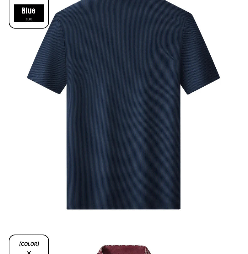 Plus Size 8XL 9XL Polo Shirt Men Summer New High Quality Short-sleeved Gof Polo Shirt Men's Business Casual Polo Shirt Clothing